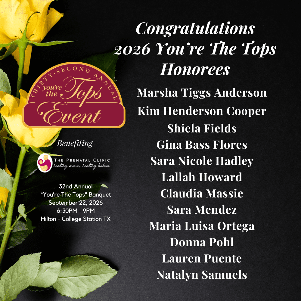 graphic of the names of the 2026 You're The Tops Honorees
